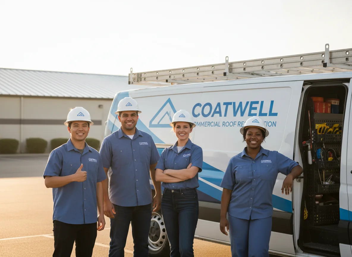 Commercial roof coating company in Thurston, OH